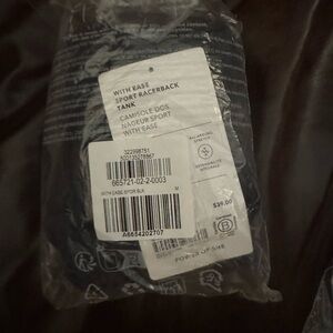 Athleta With Ease Sport Racerback Tank L NWT Black